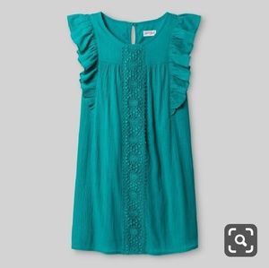 Like new Cat & Jack flutter sleeve dress 12/14